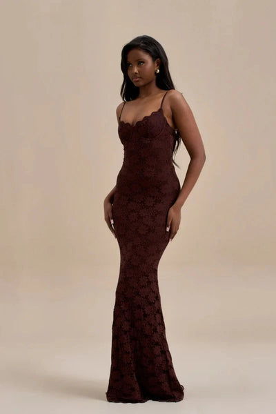 Leah Dantel Uzun Elbise