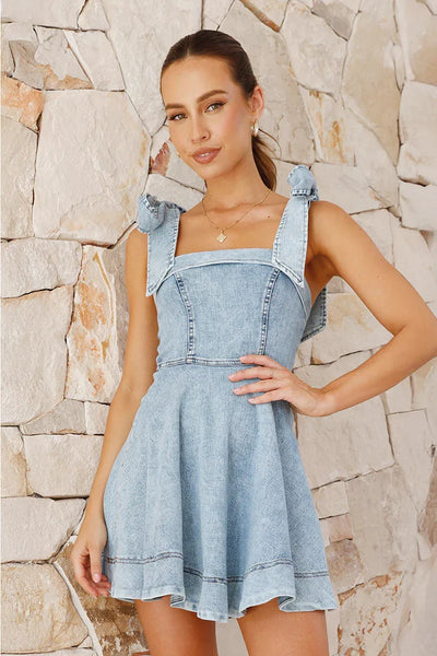 Balta Mini Elbise - Kot