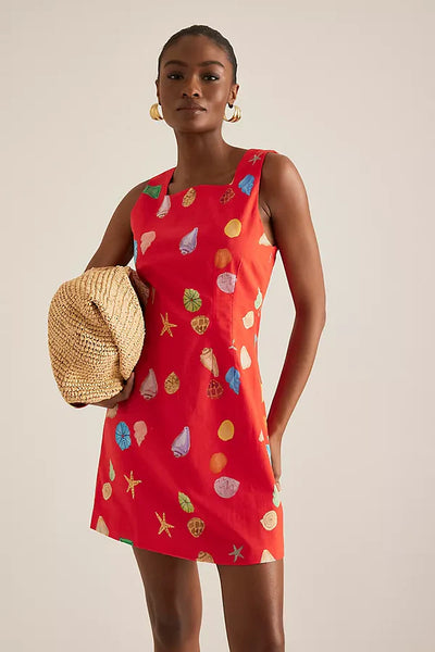 Ioana Baskılı Mini Elbise