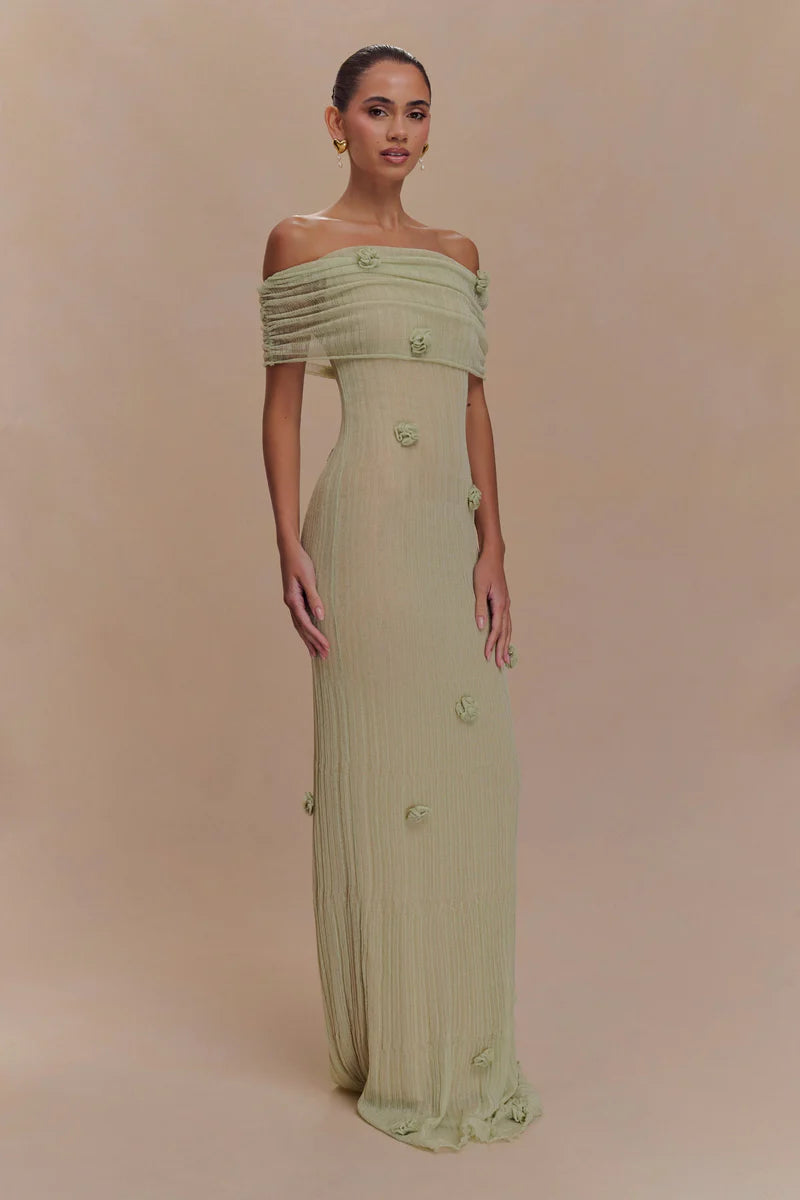 Orchid Knit Maxi Dress