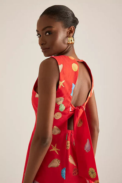 Ioana Baskılı Mini Elbise