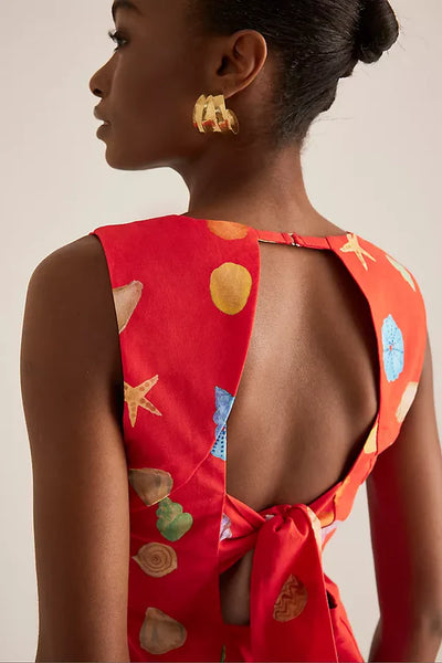 Ioana Baskılı Mini Elbise