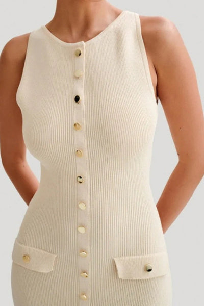 Lunessa Düz Renk Örme Elbise