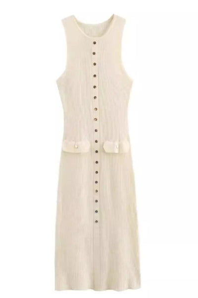 Lunessa Düz Renk Örme Elbise