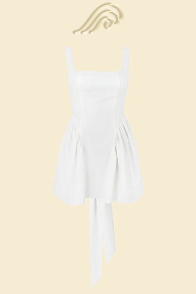 Debby Papyon Sırtı Açık Mini Elbise